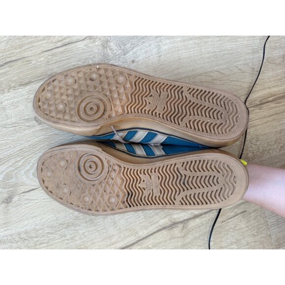 Adidas Adi Ease Shoes Men's Blue Classic Skater Streetwera Size 14 - Picture 5 of 6